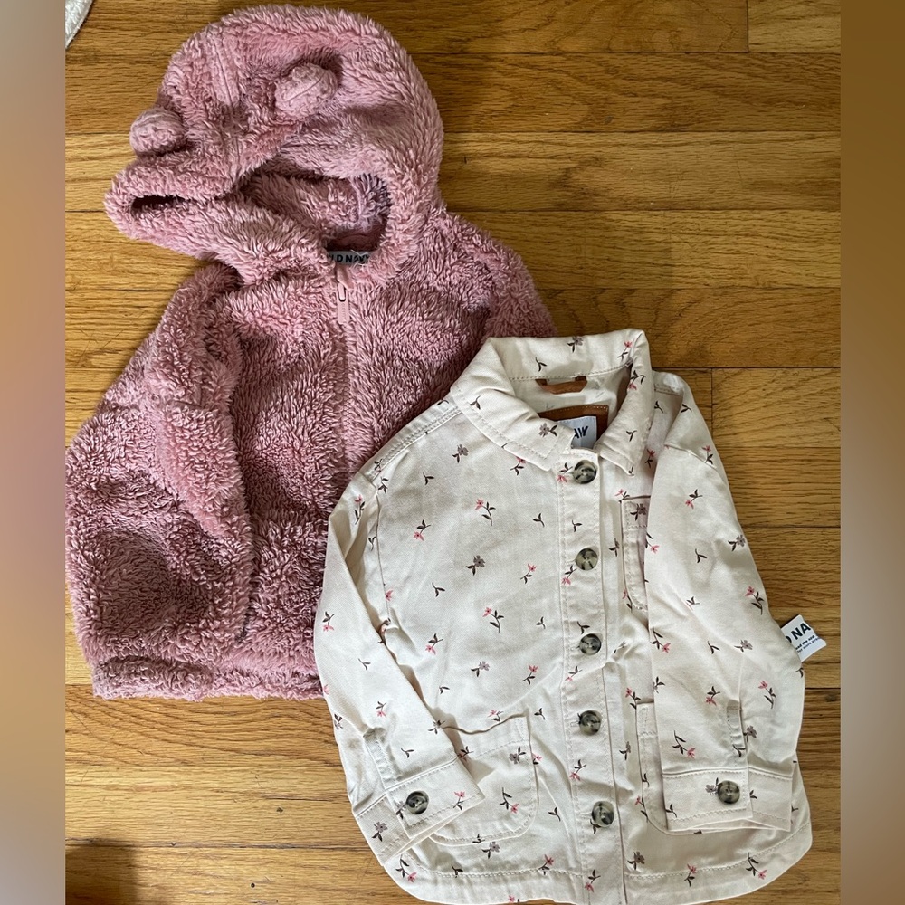 2 Toddler Old Navy Jackets - Toddler Size 18-24 Months